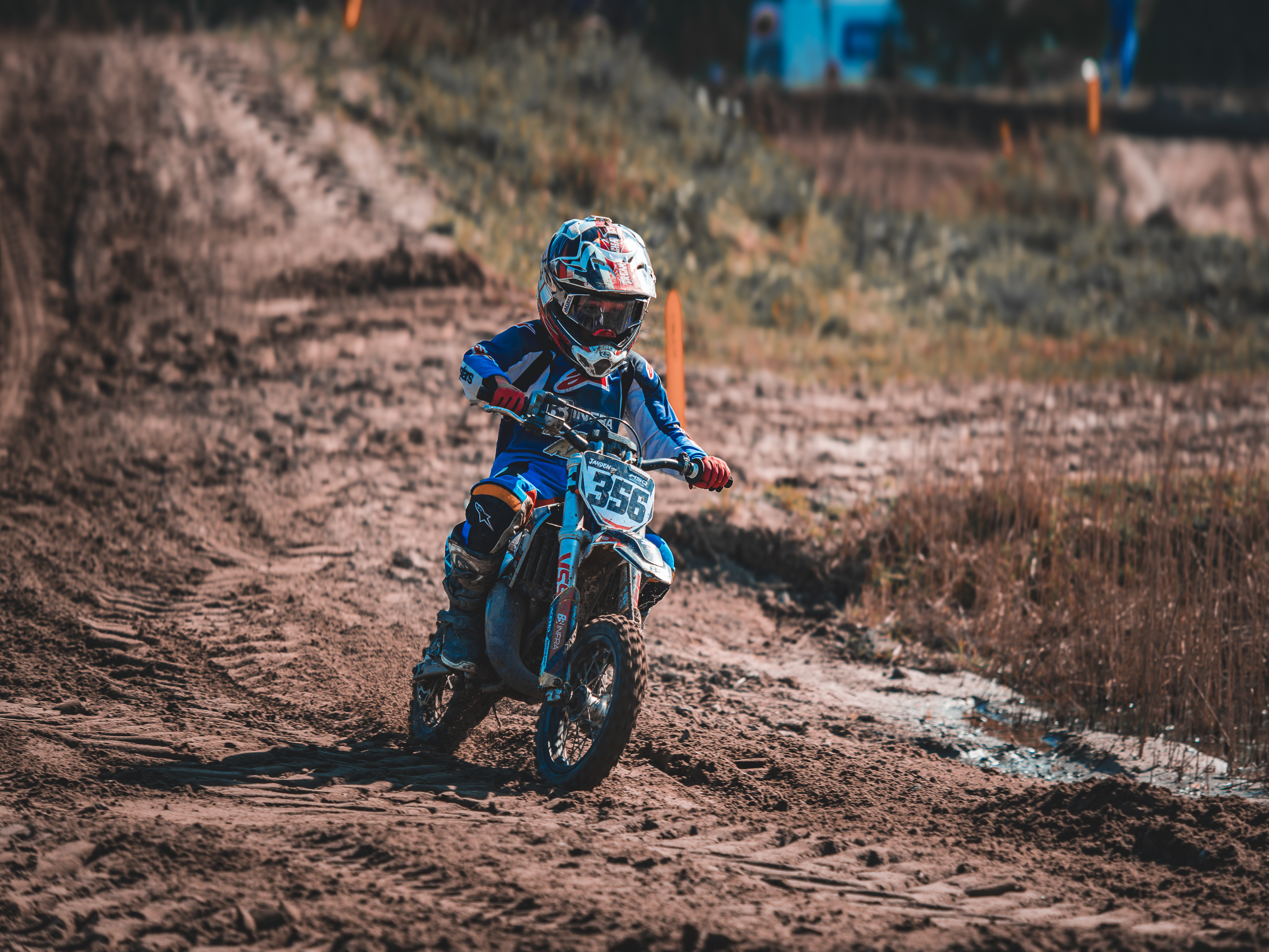 Jayden #356 motocross actie