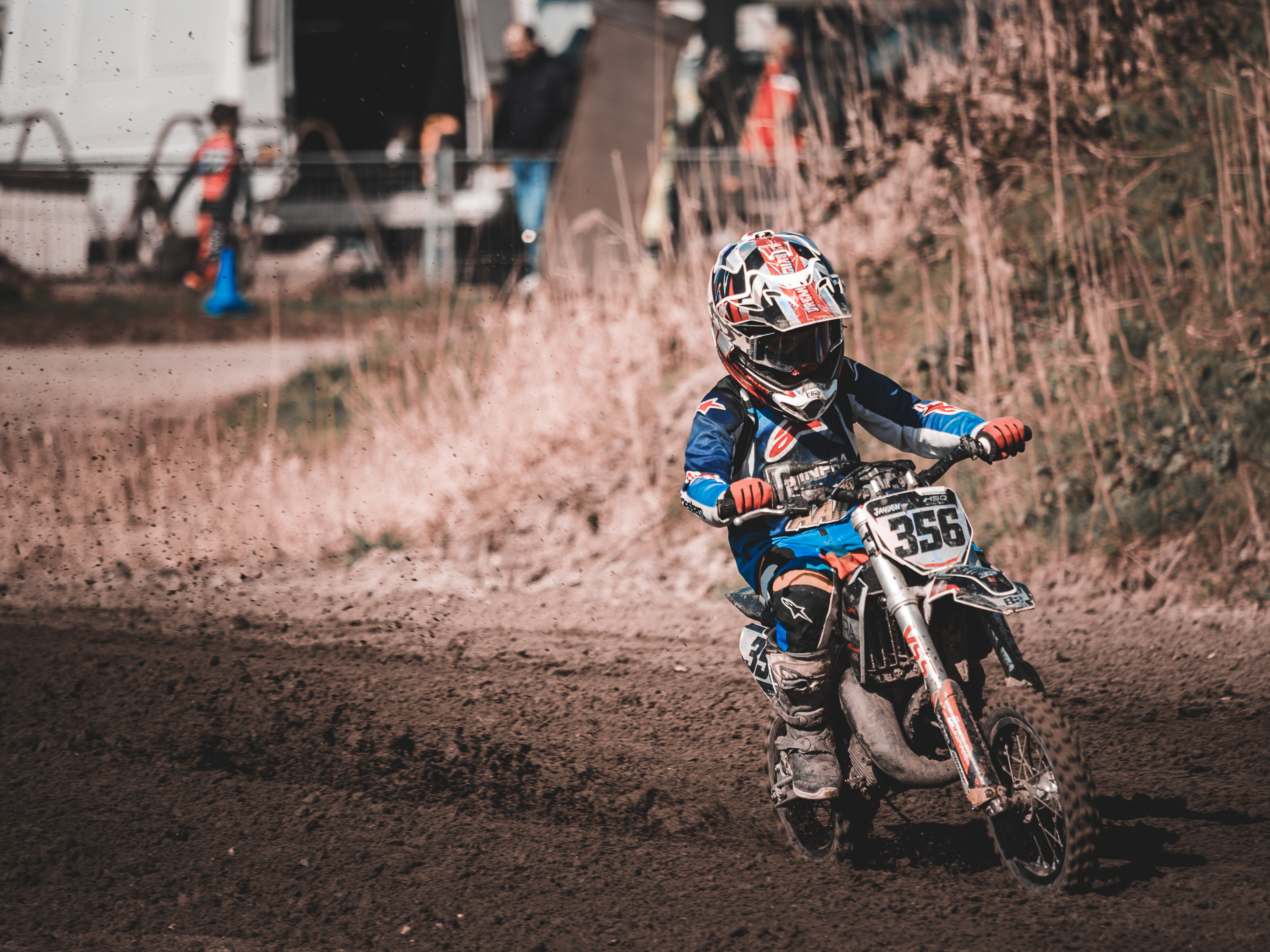Jayden #356 motocross actie