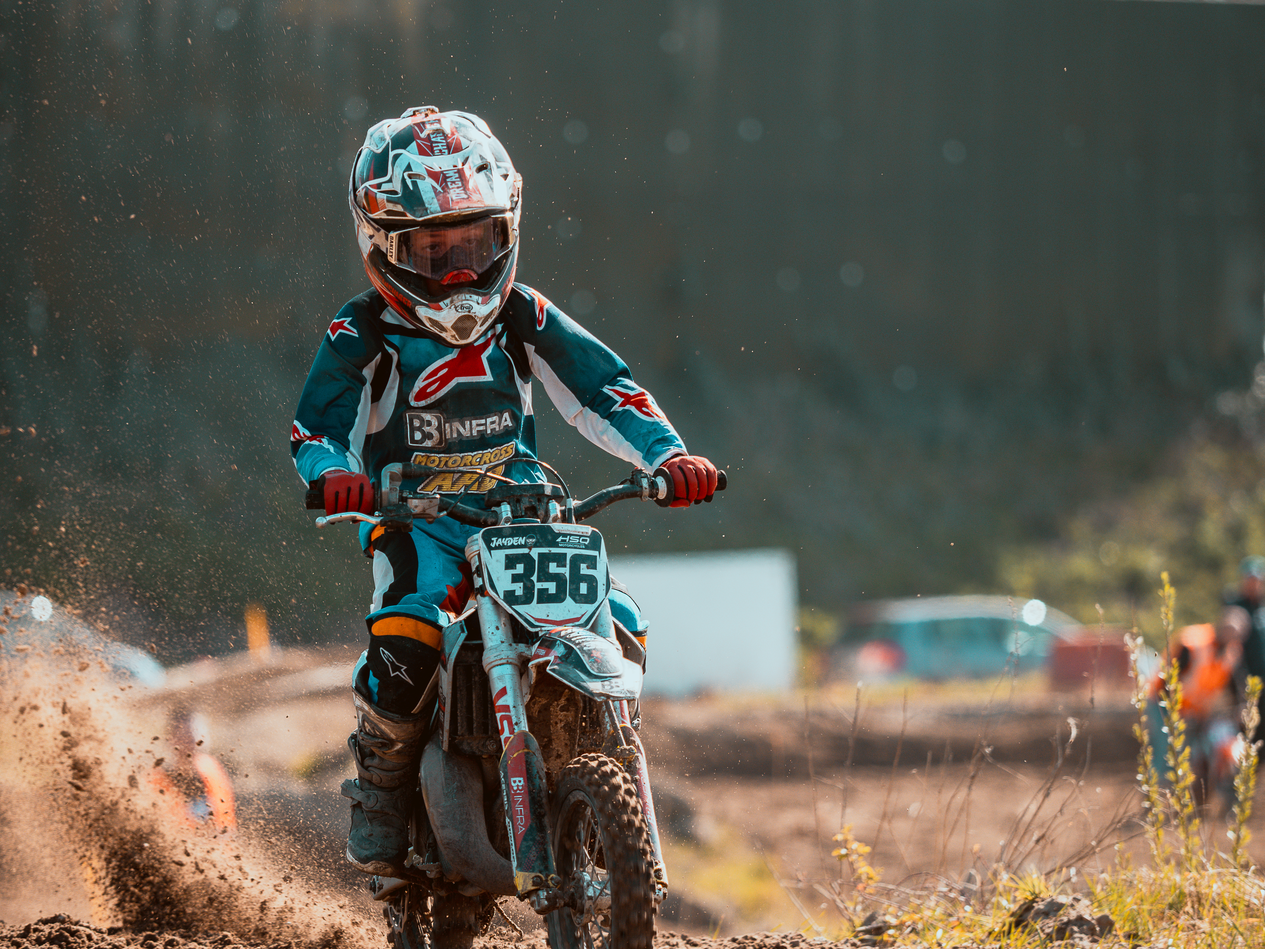 Jayden #356 motocross actie