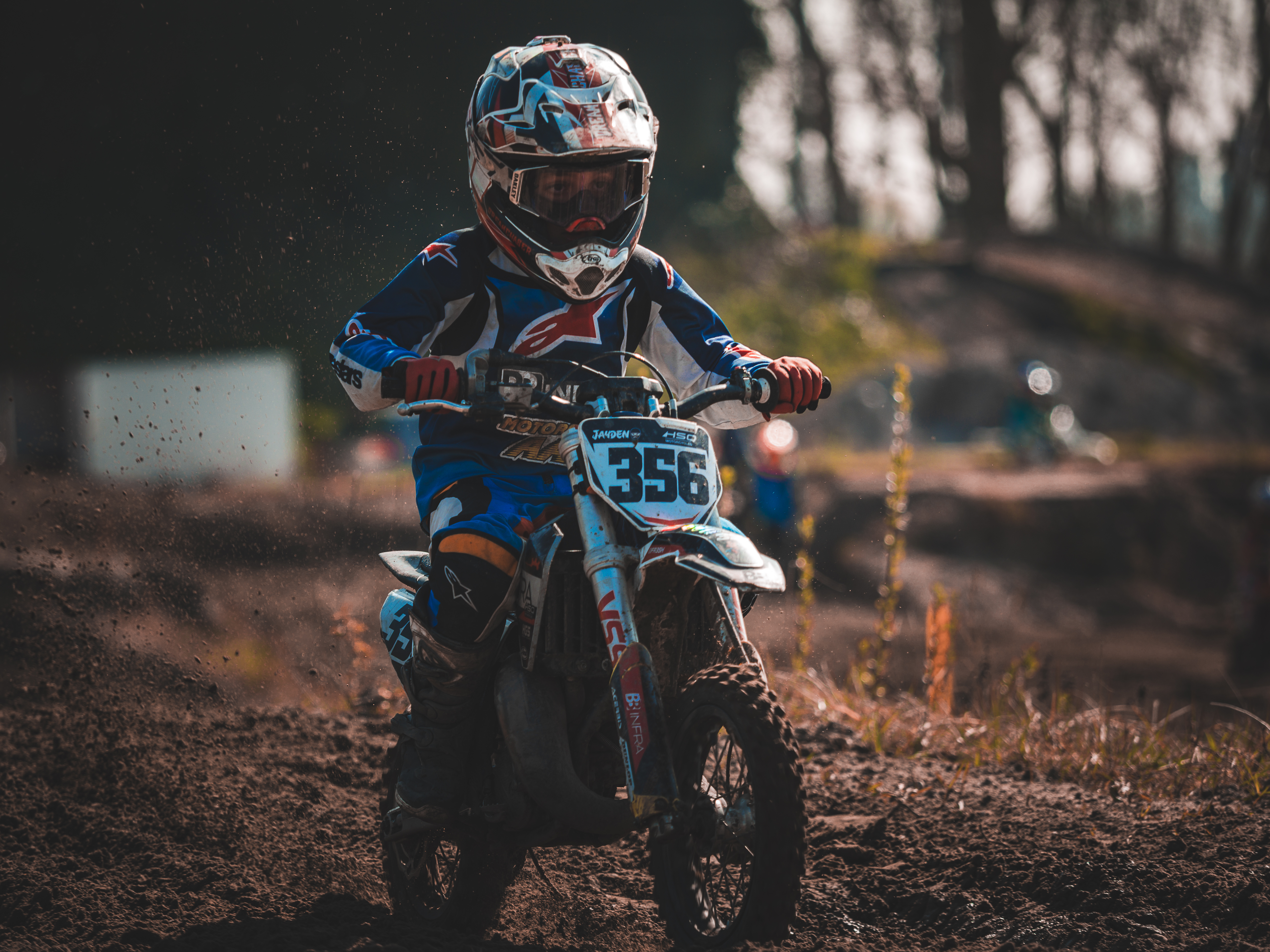 Jayden #356 motocross actie
