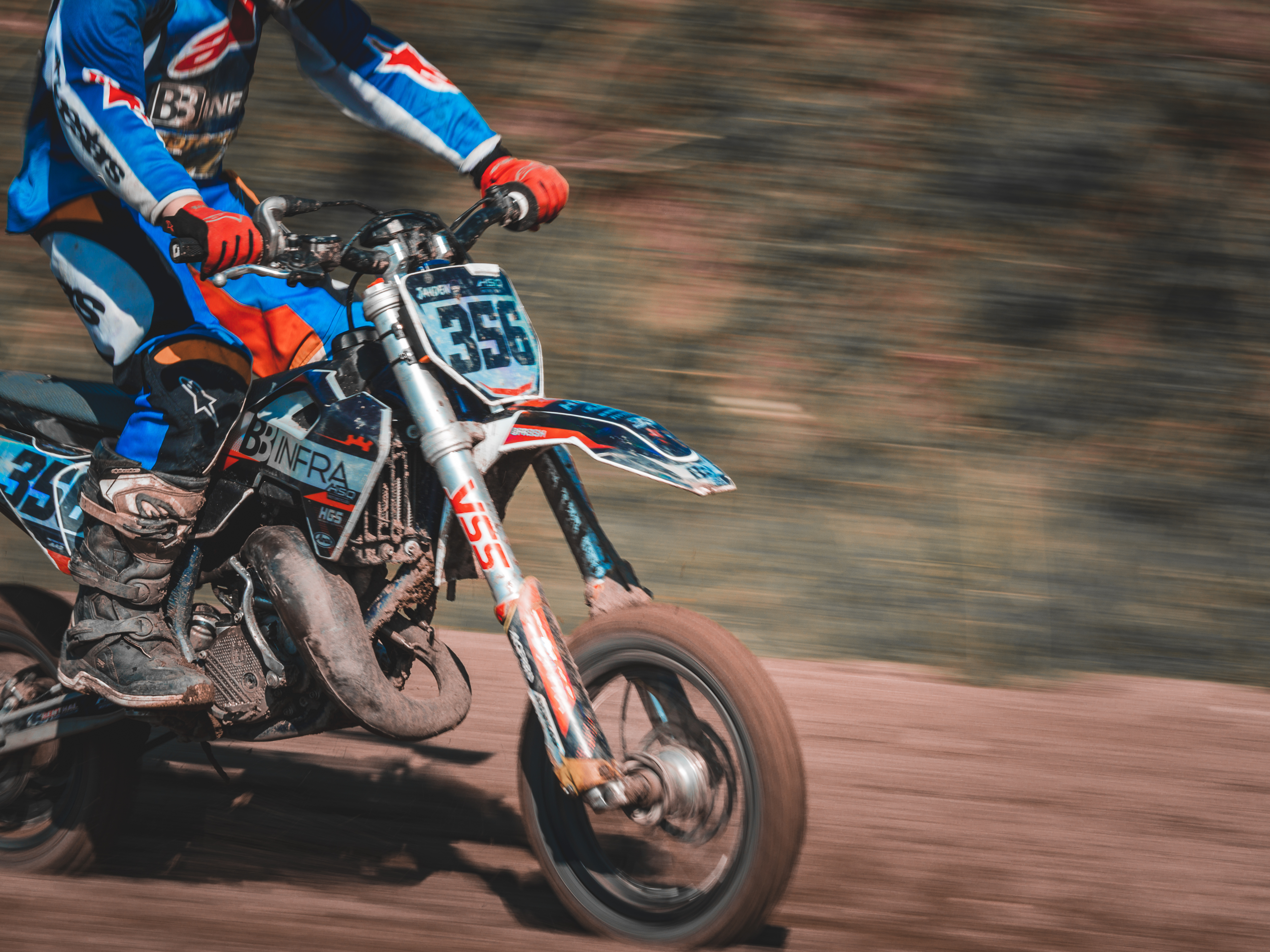 Jayden #356 motocross actie
