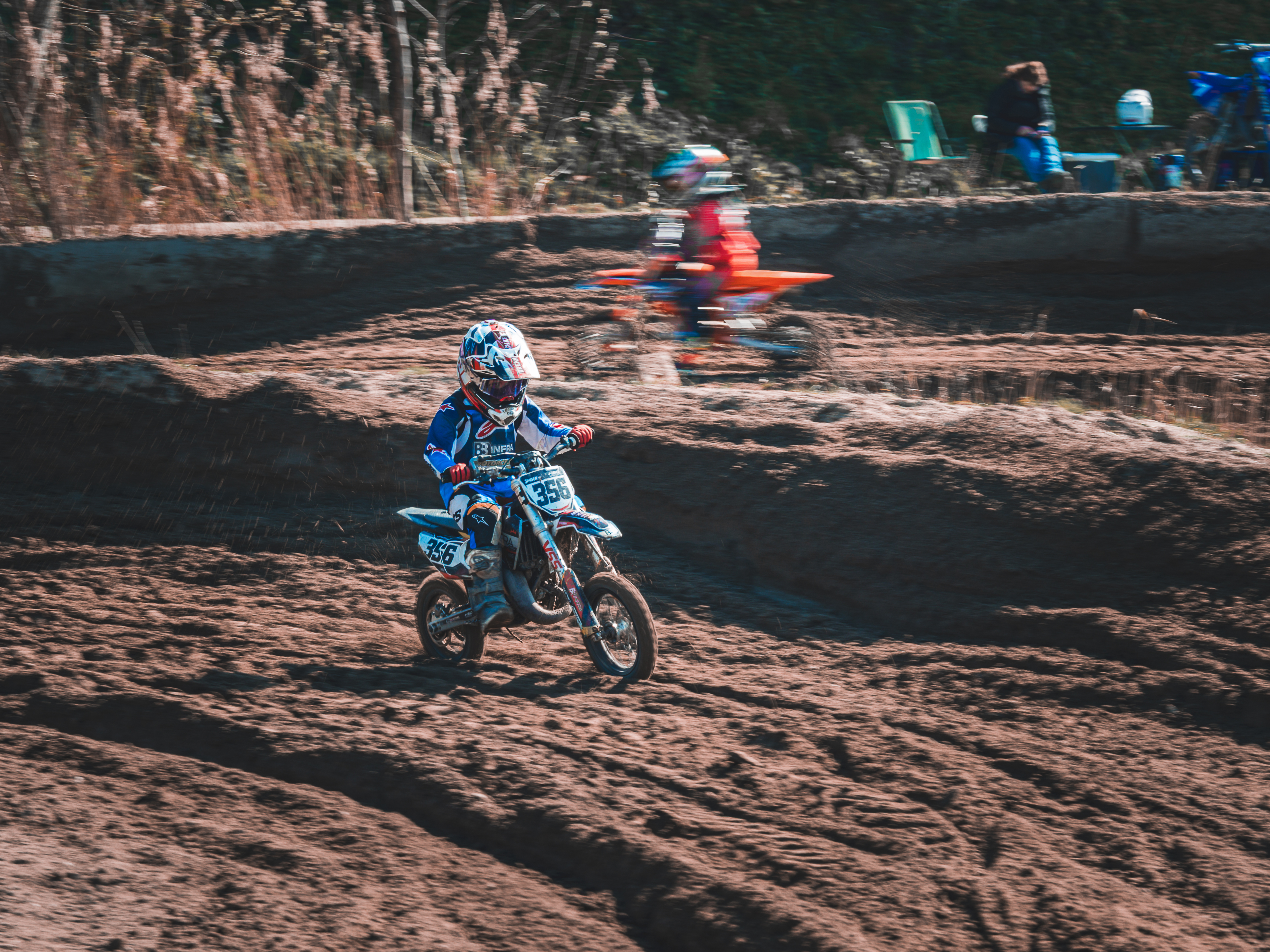 Jayden #356 motocross actie