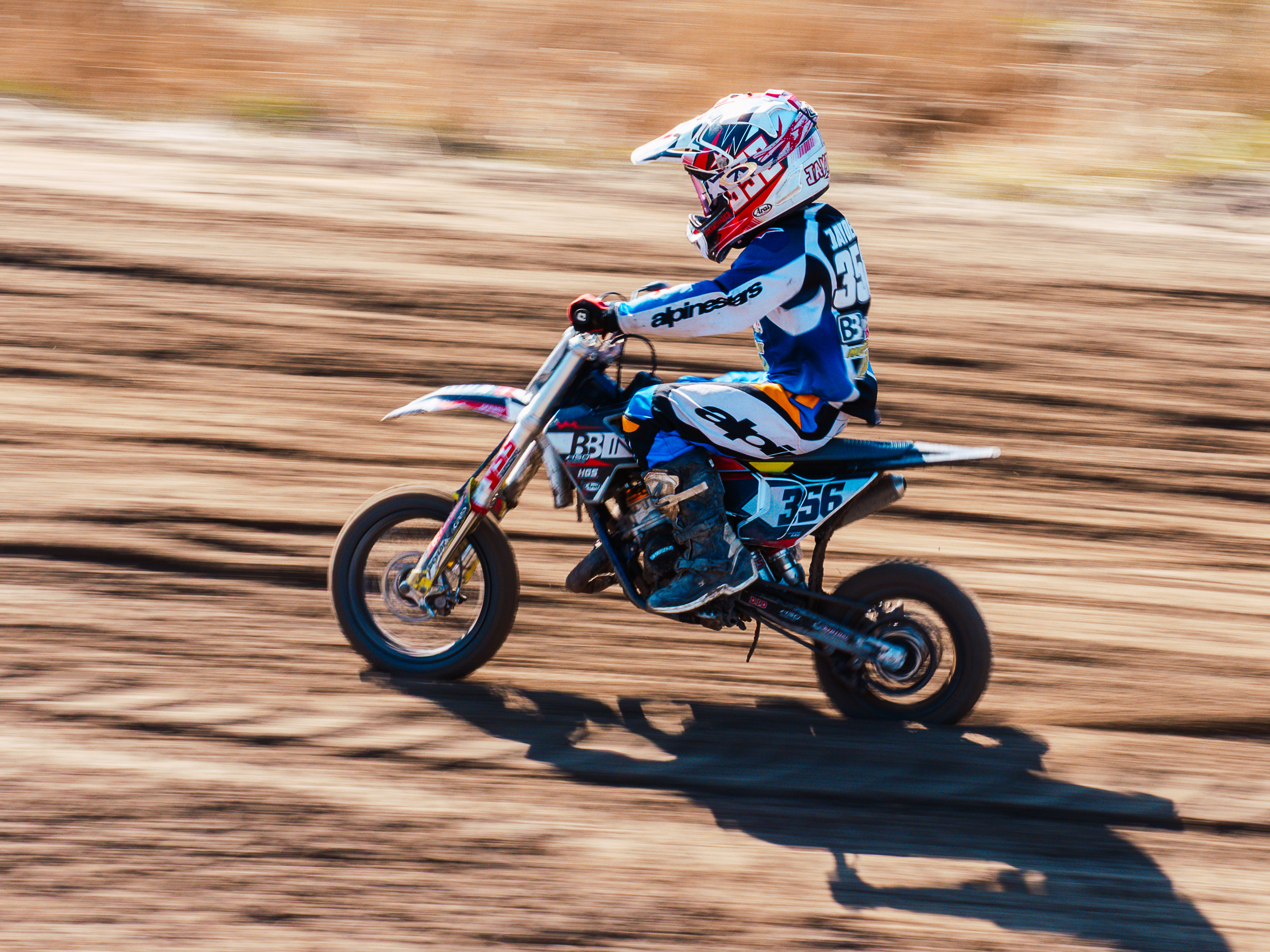 Jayden #356 motocross actie