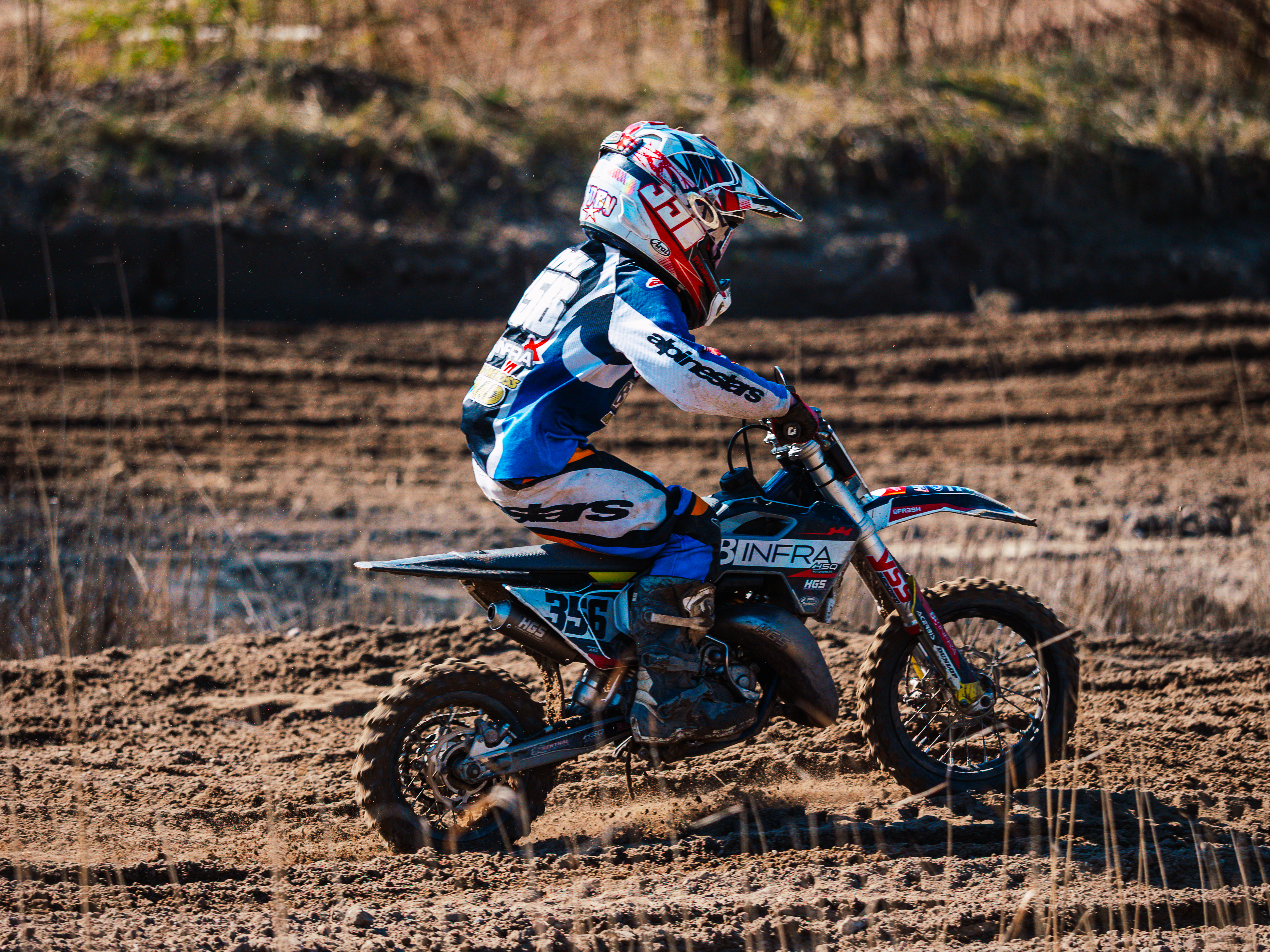 Jayden #356 motocross actie