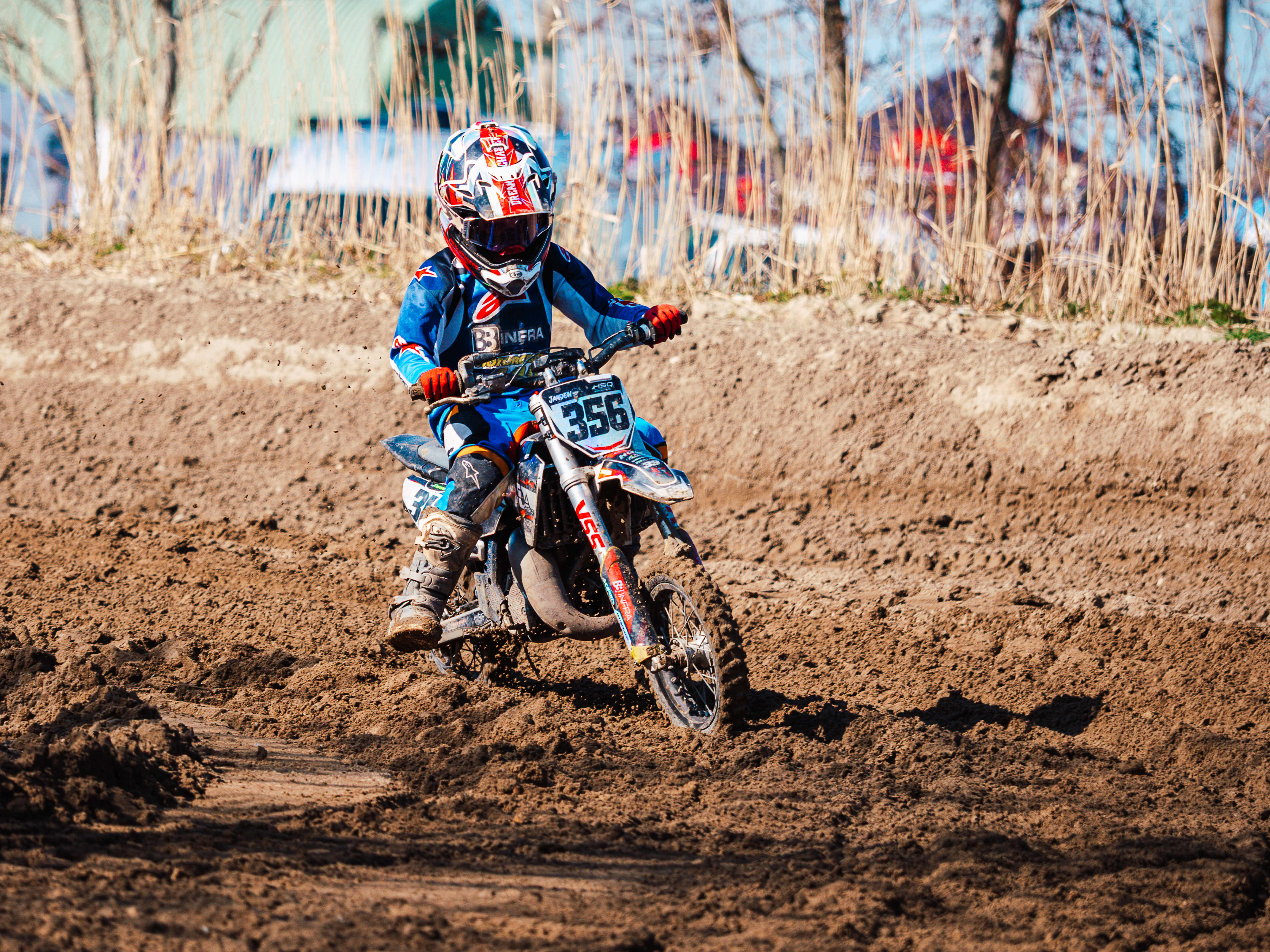 Jayden #356 motocross actie