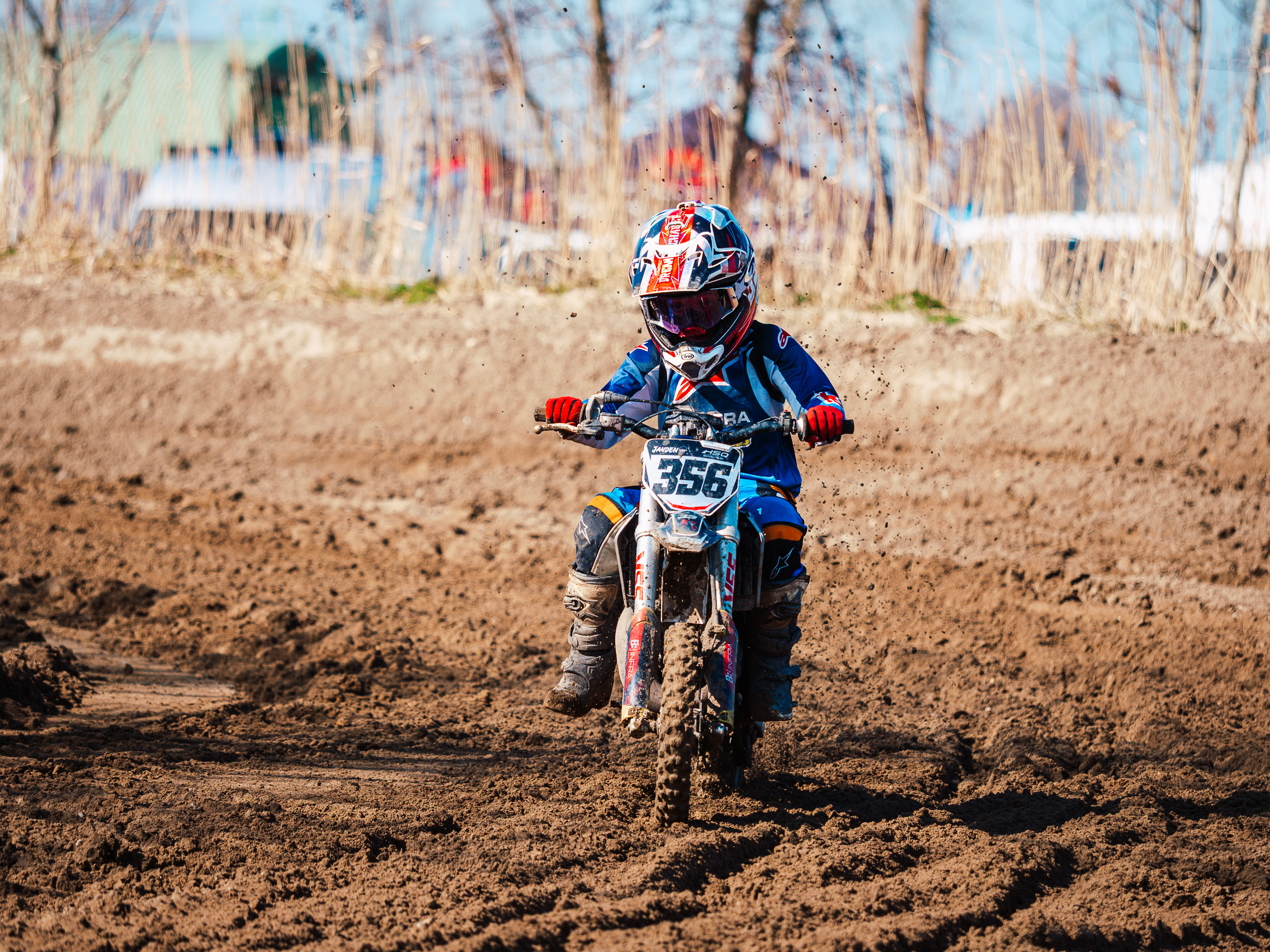 Jayden #356 motocross actie