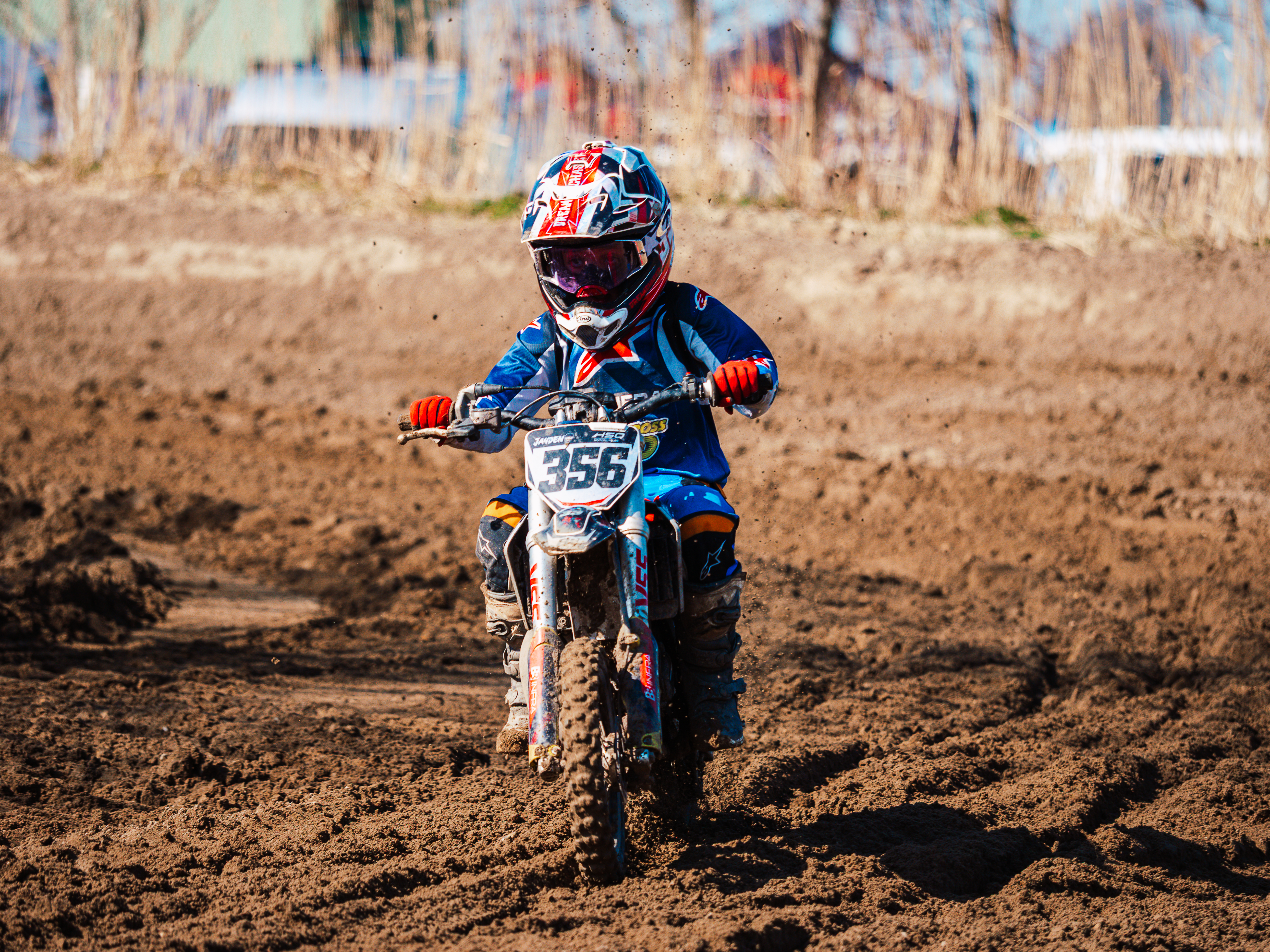 Jayden #356 motocross actie