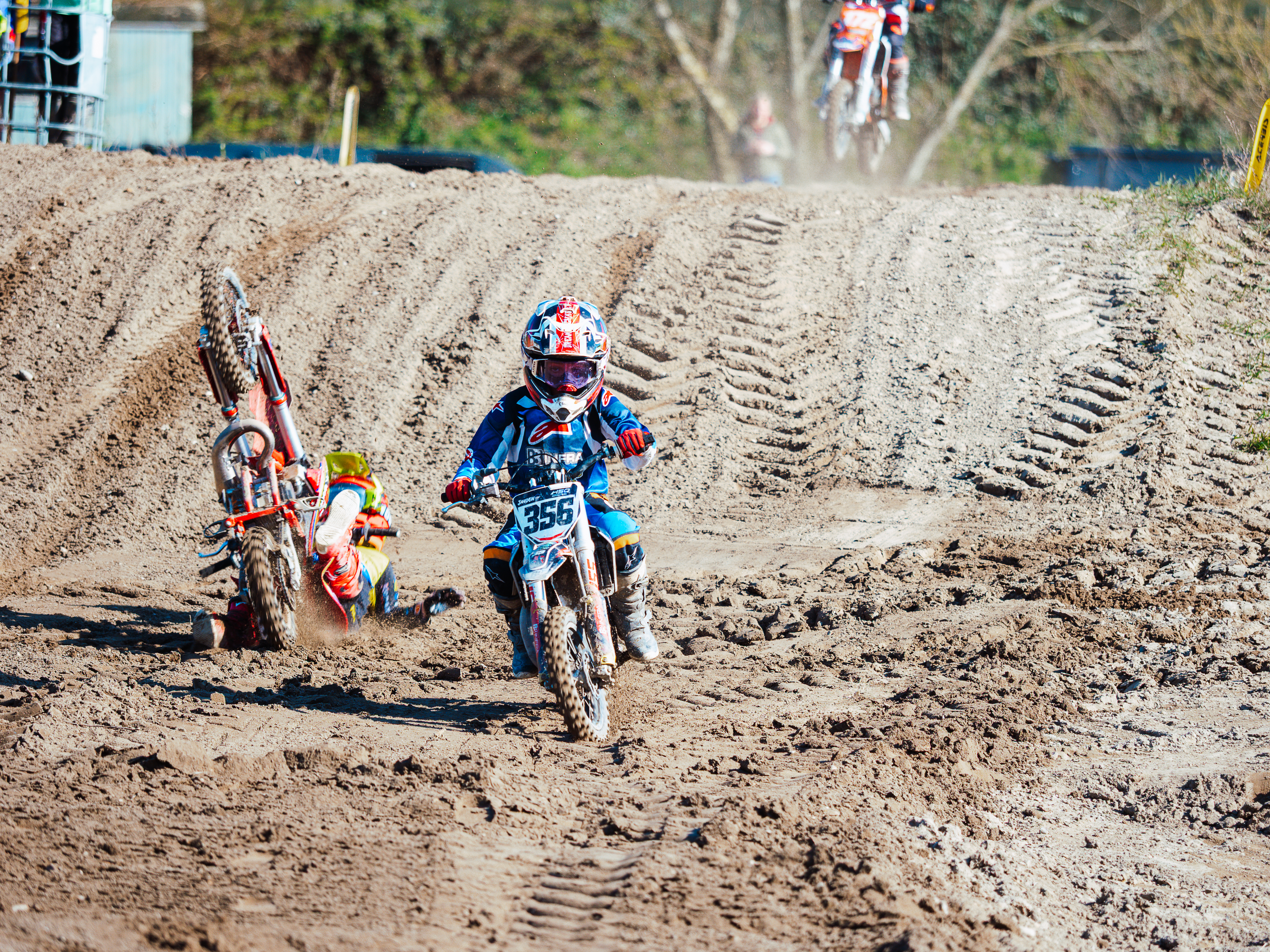 Jayden #356 motocross actie