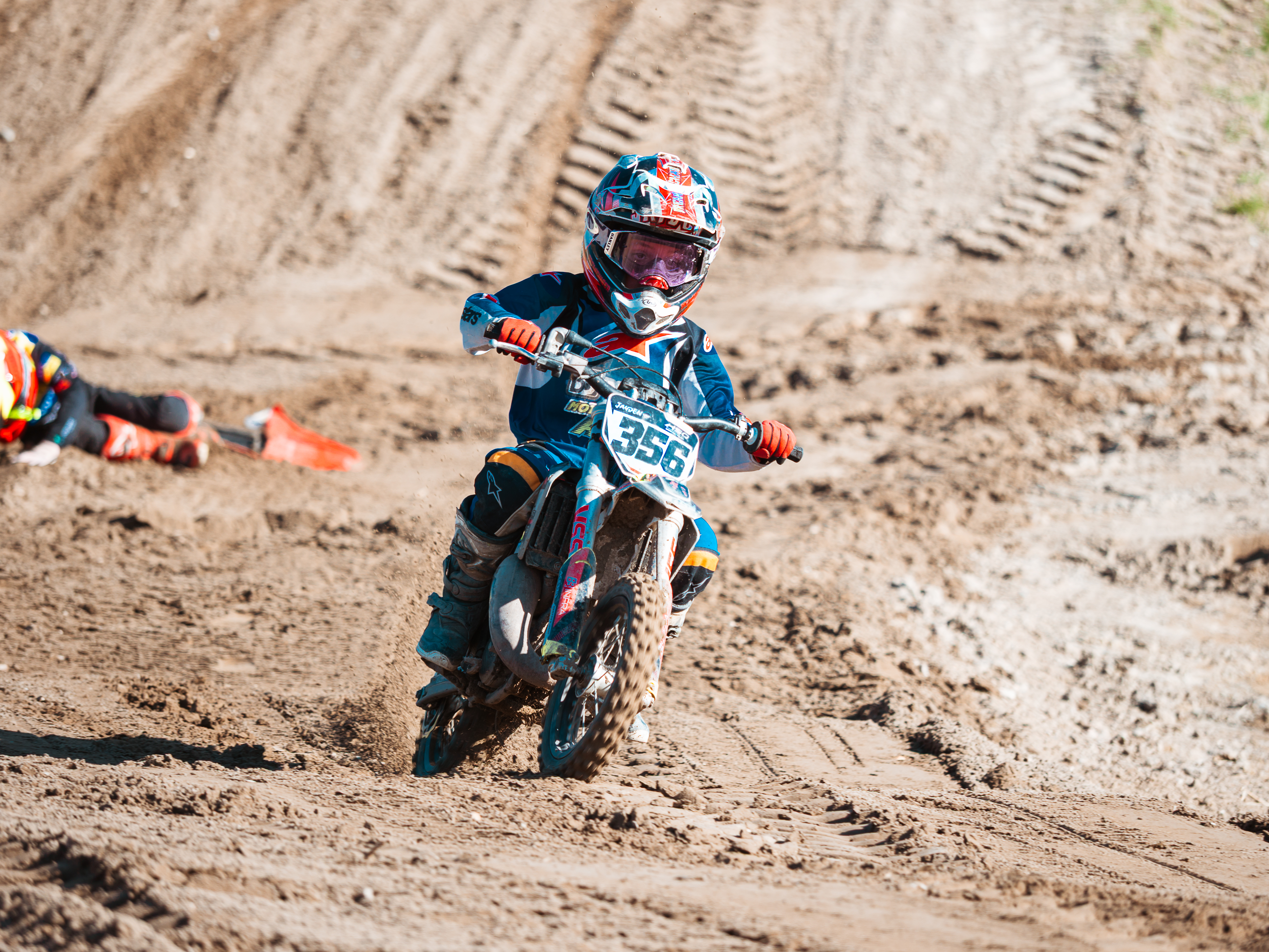 Jayden #356 motocross actie
