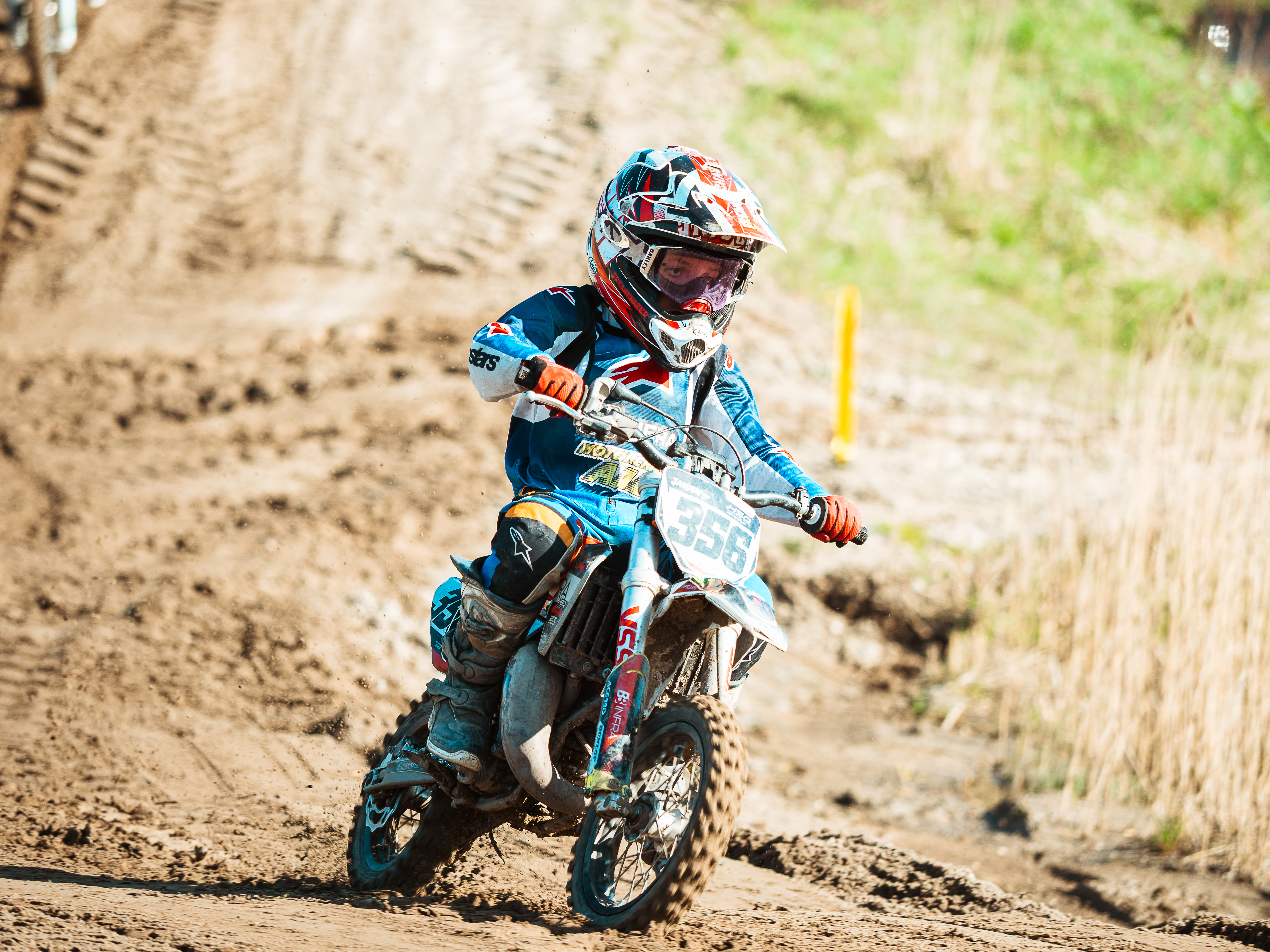 Jayden #356 motocross actie