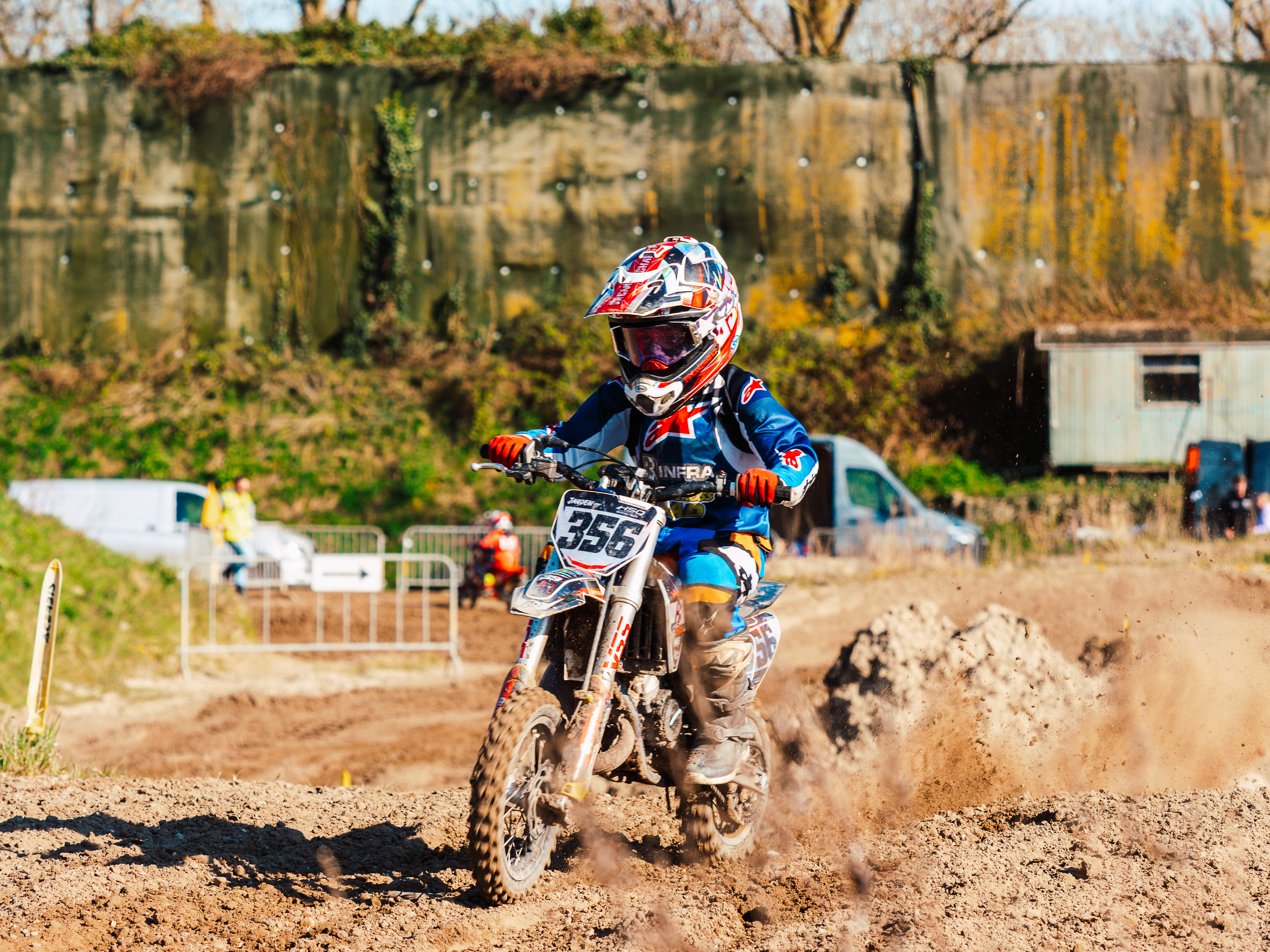 Jayden #356 motocross actie
