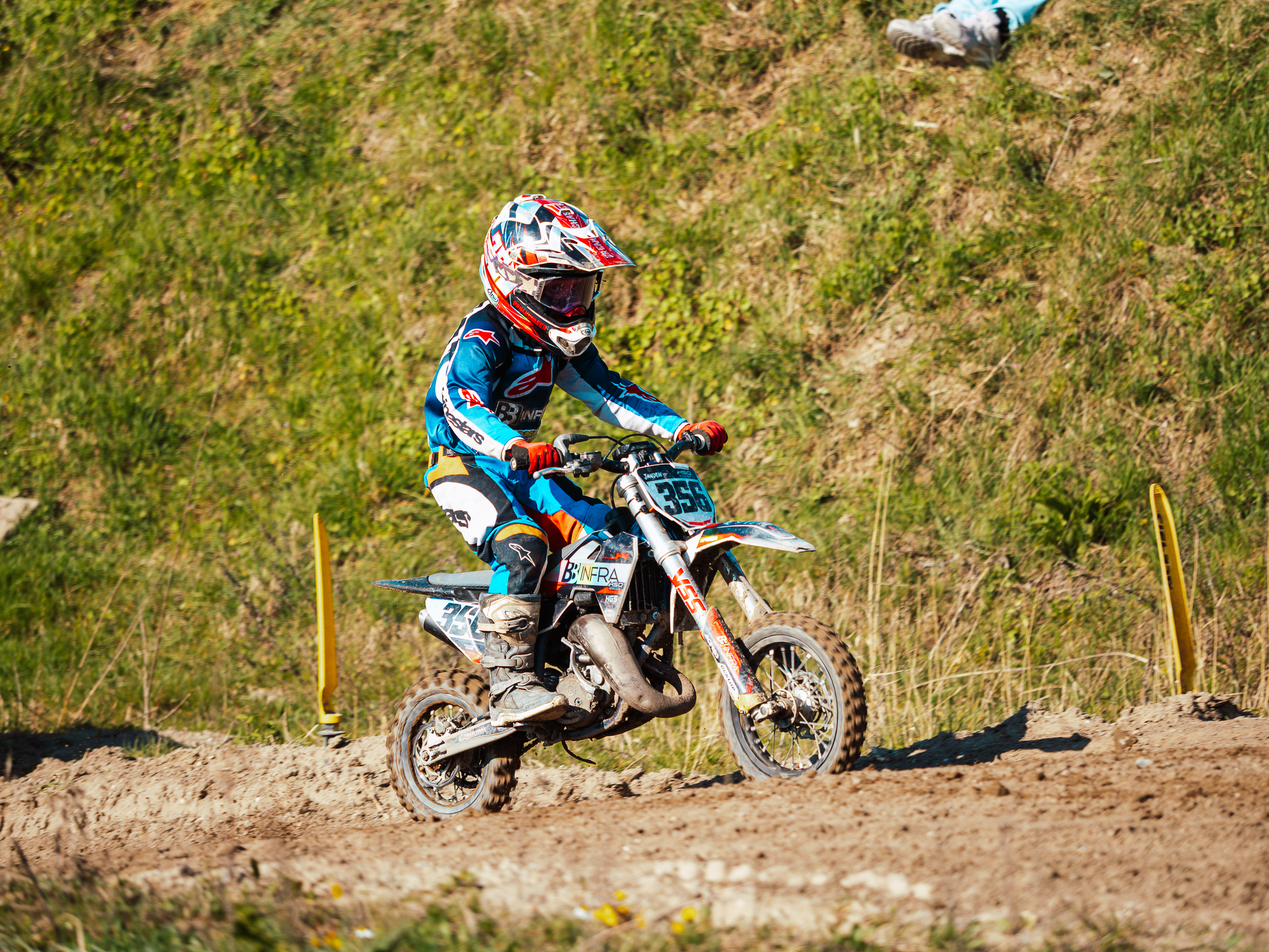 Jayden #356 motocross actie