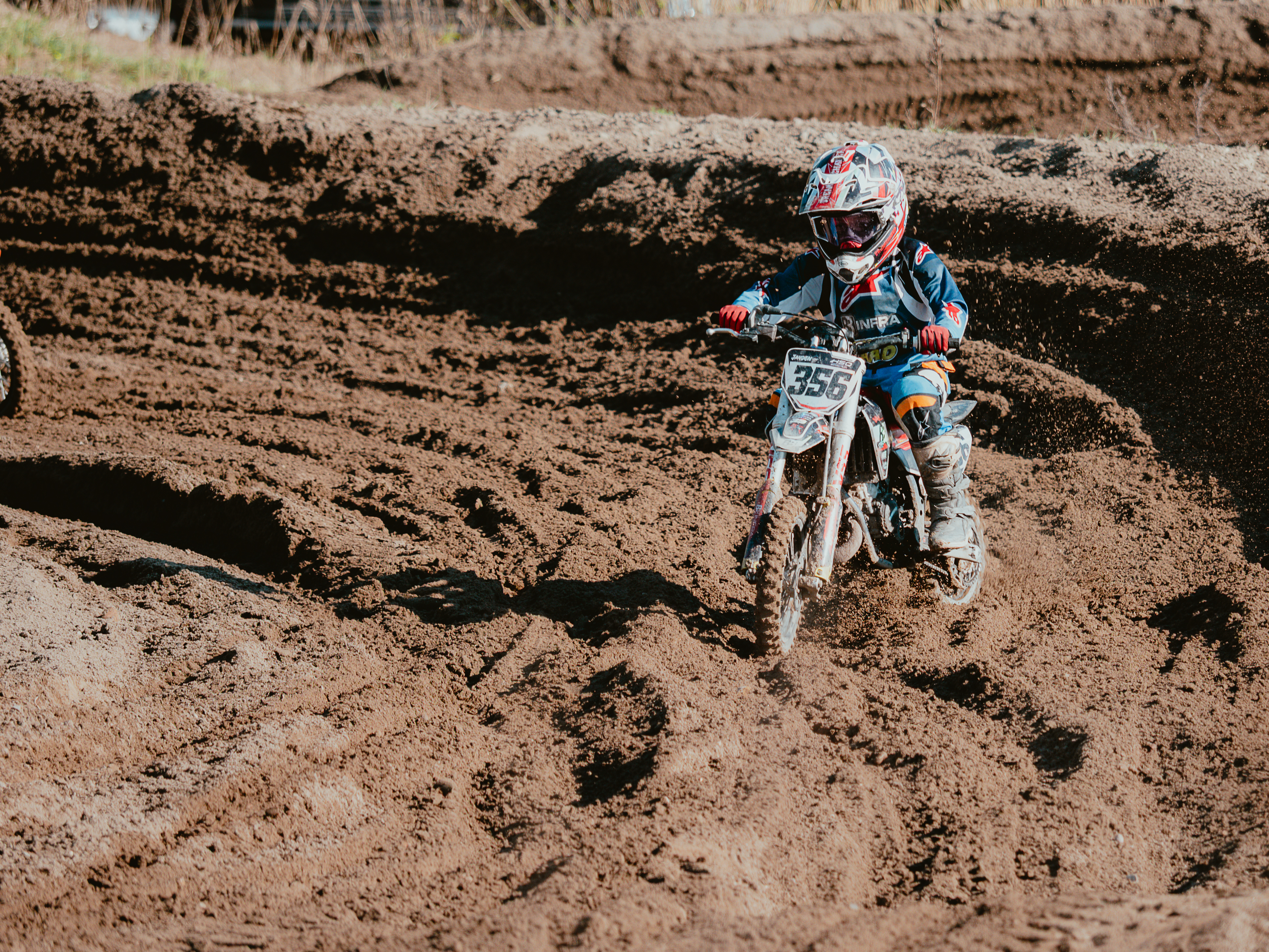 Jayden #356 motocross actie