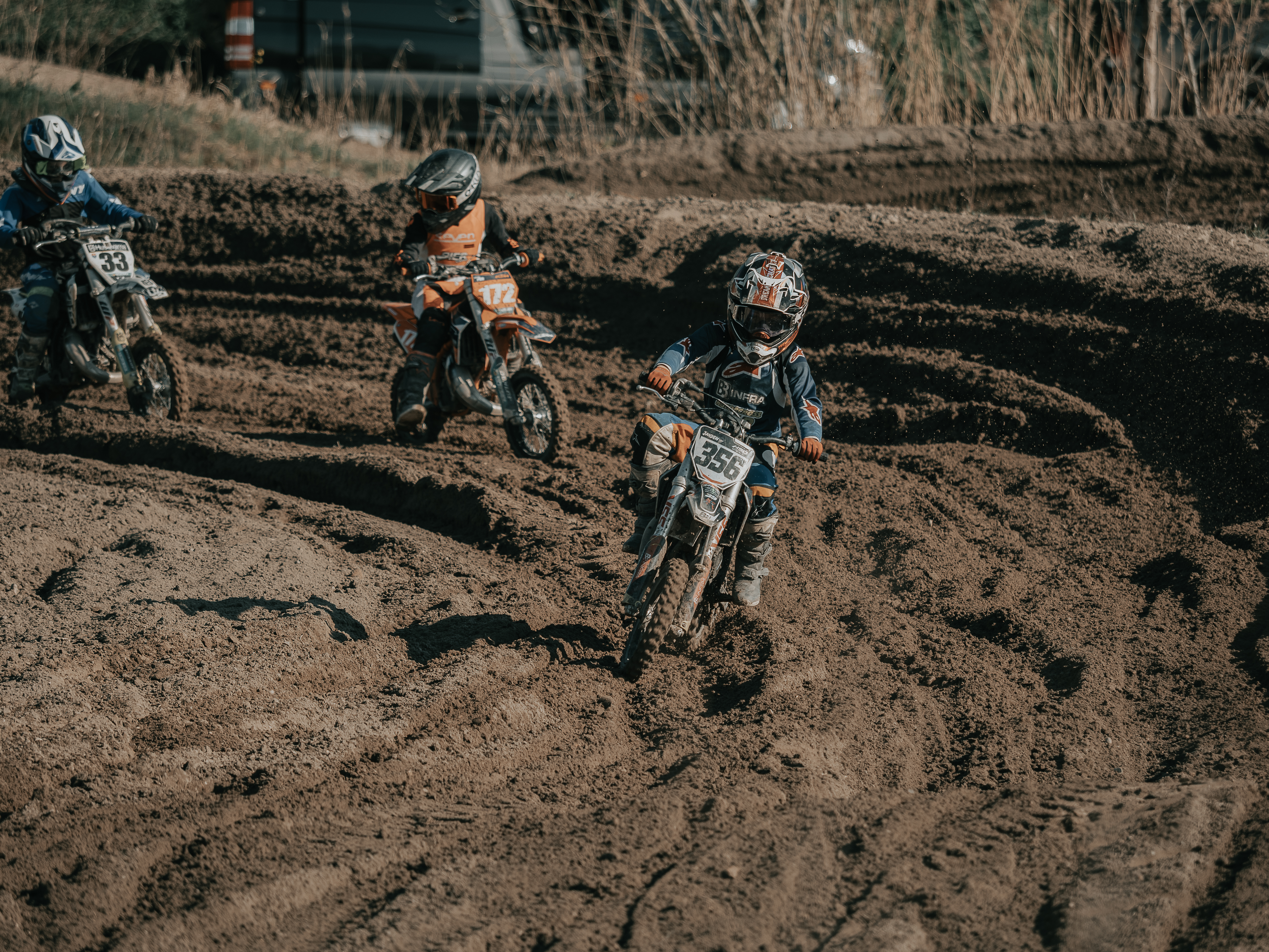 Jayden #356 motocross actie