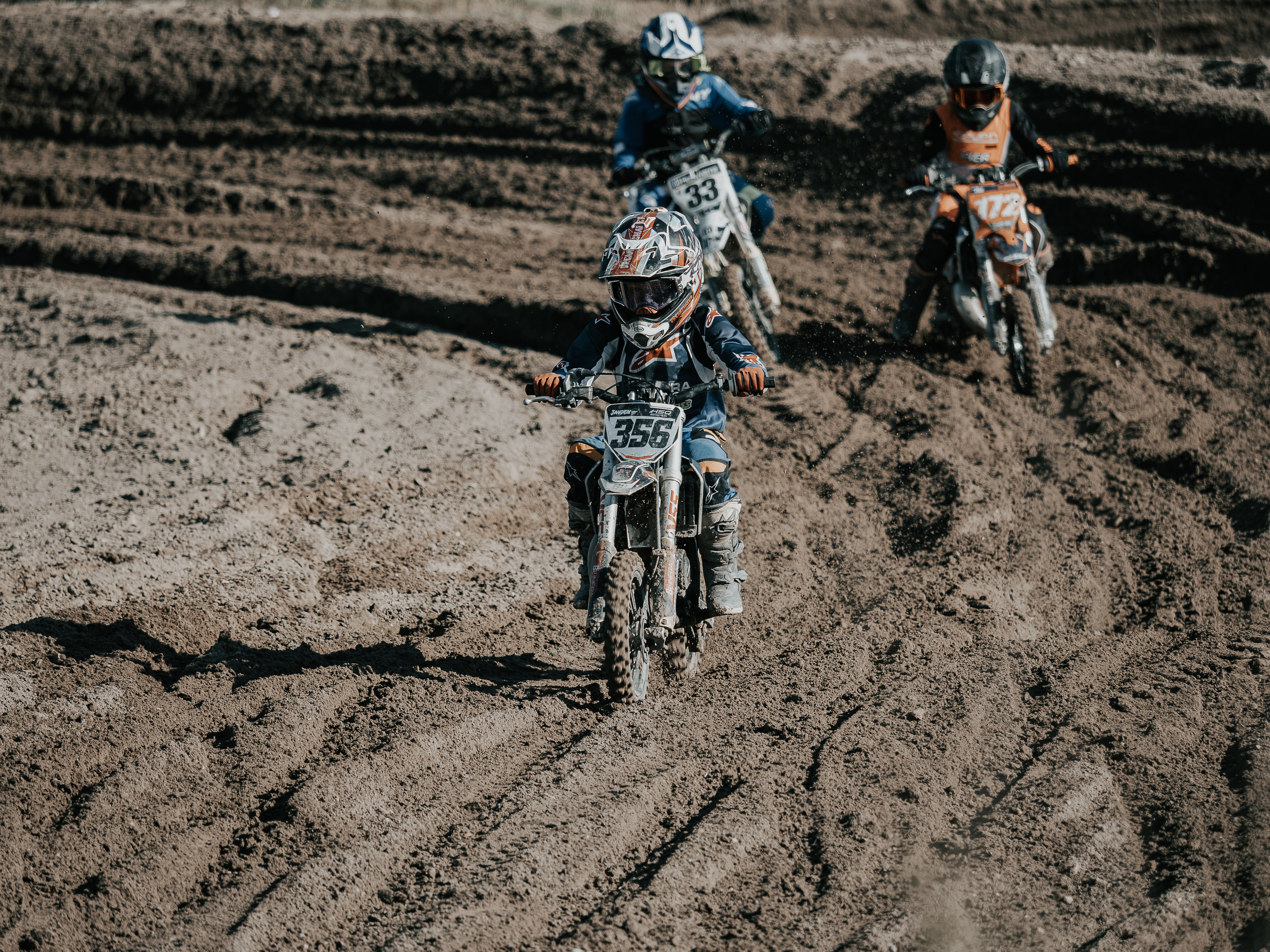 Jayden #356 motocross actie