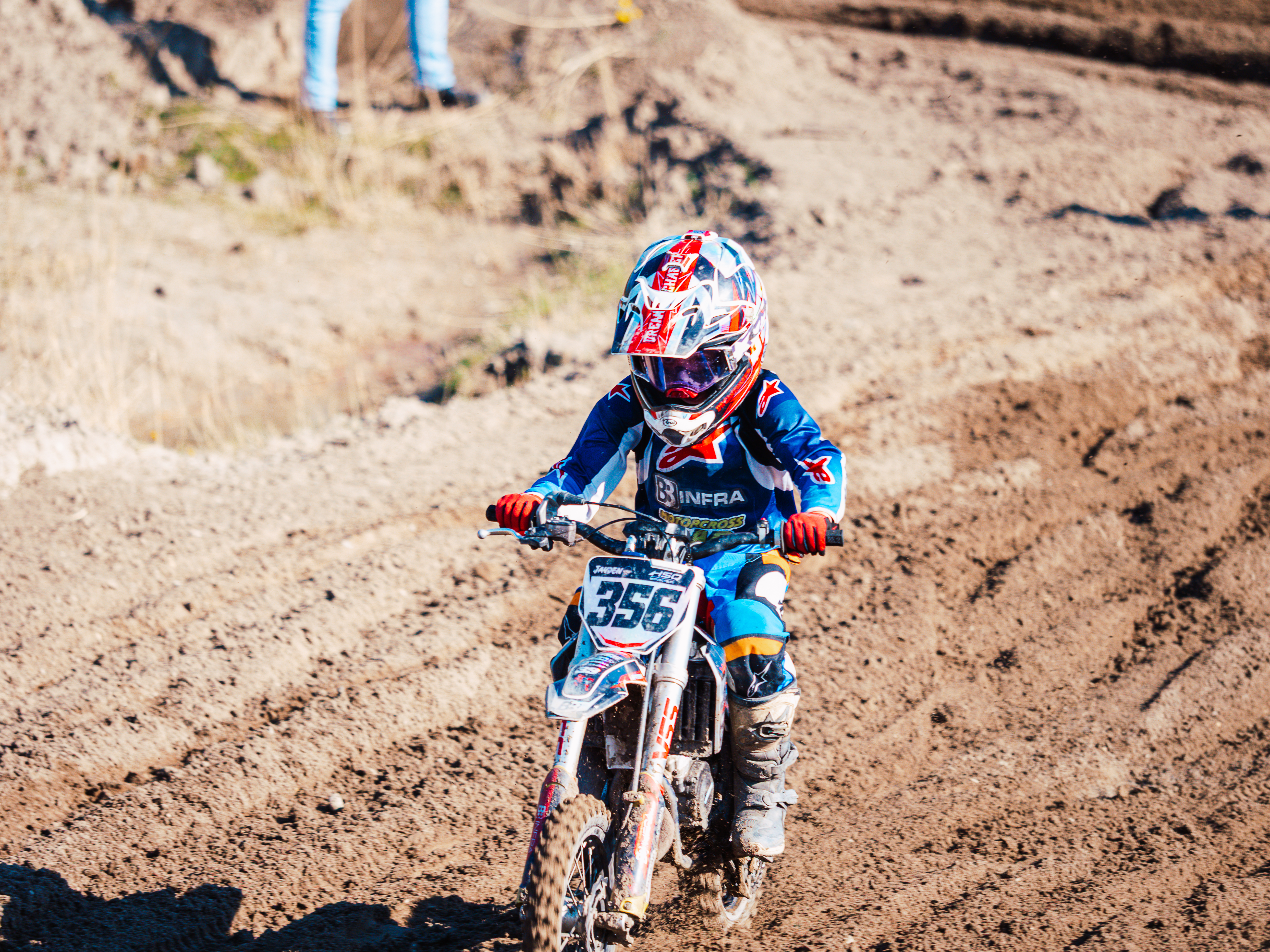 Jayden #356 motocross actie
