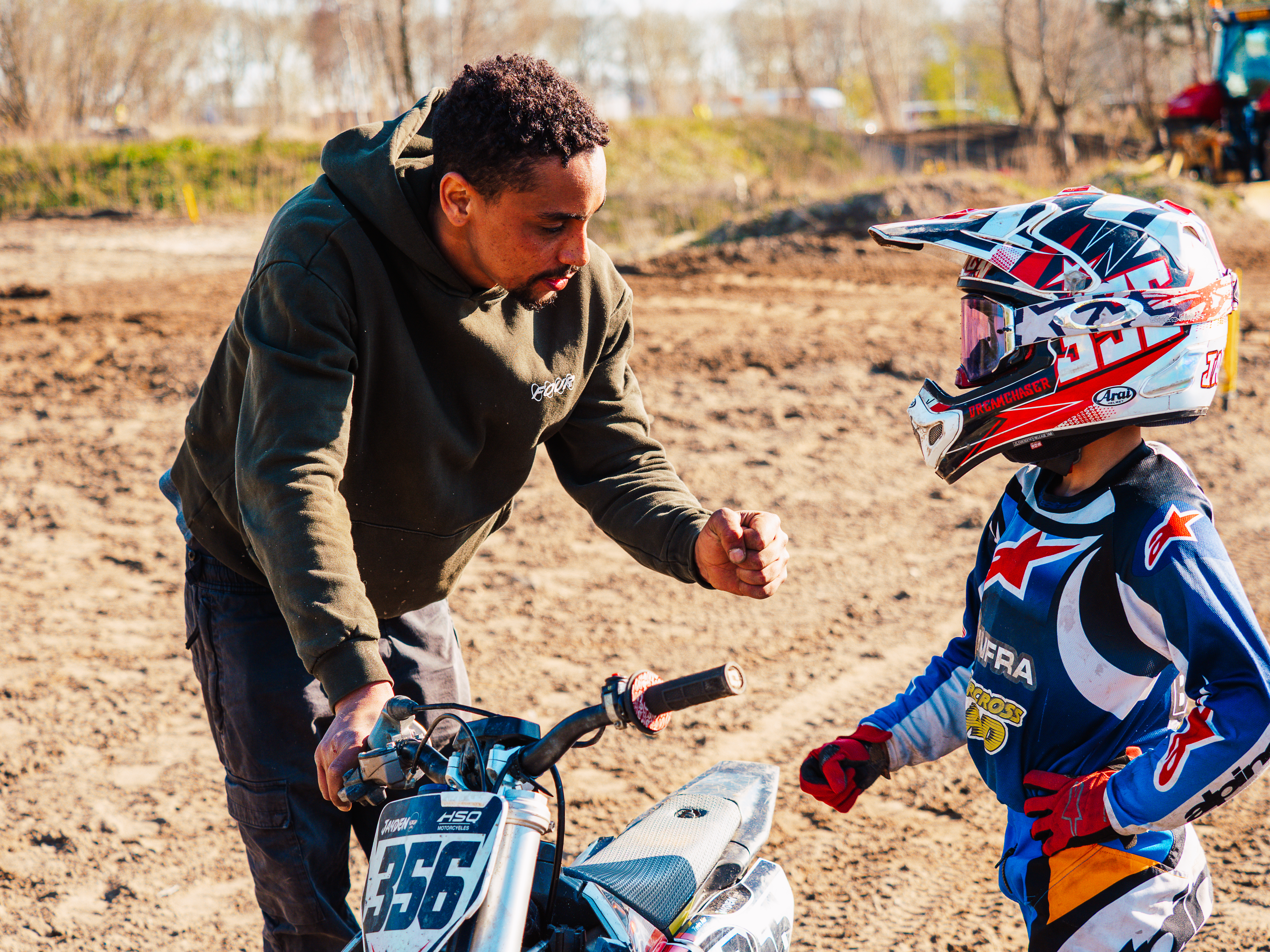 Jayden #356 motocross actie