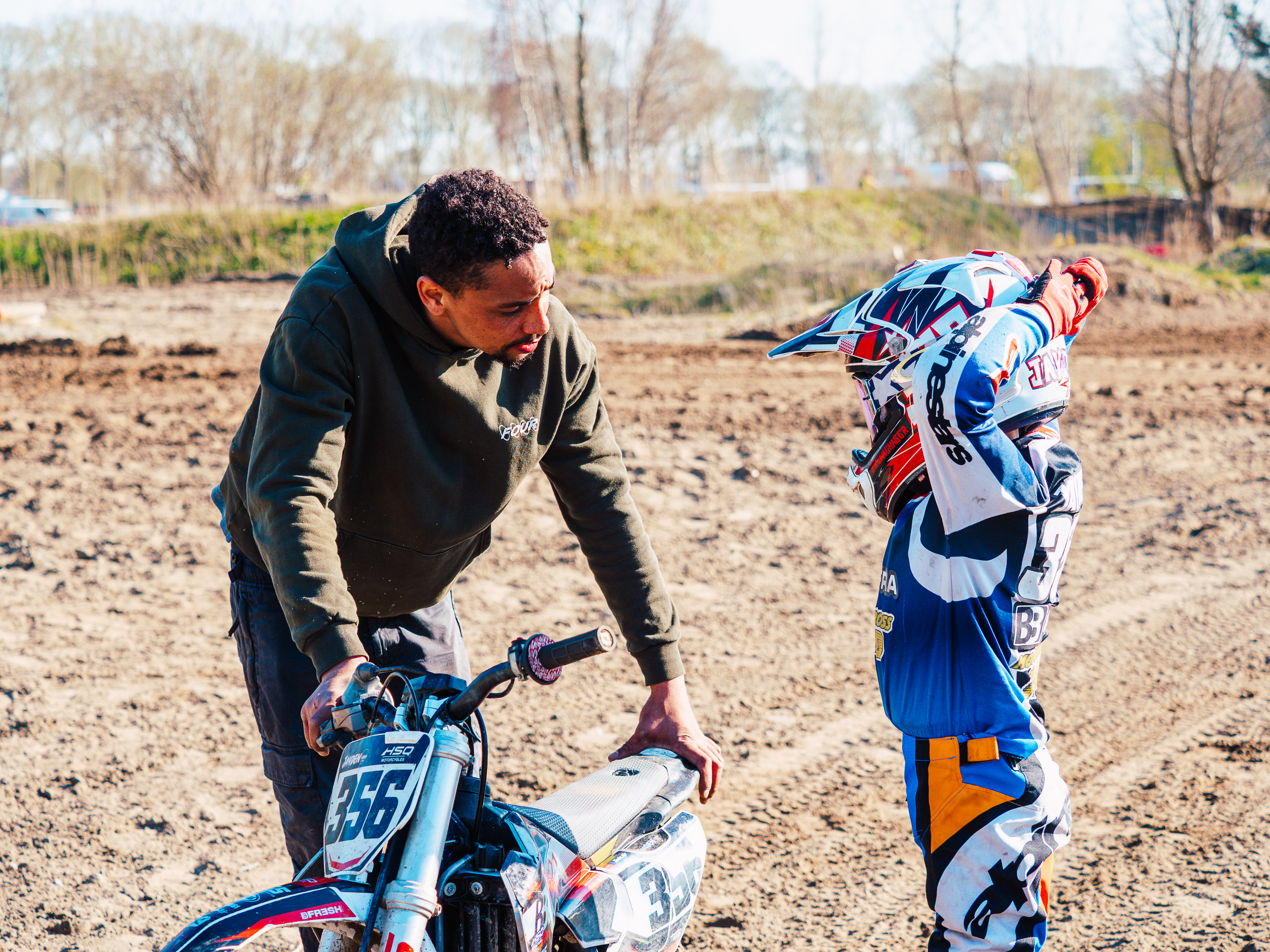 Jayden #356 motocross actie