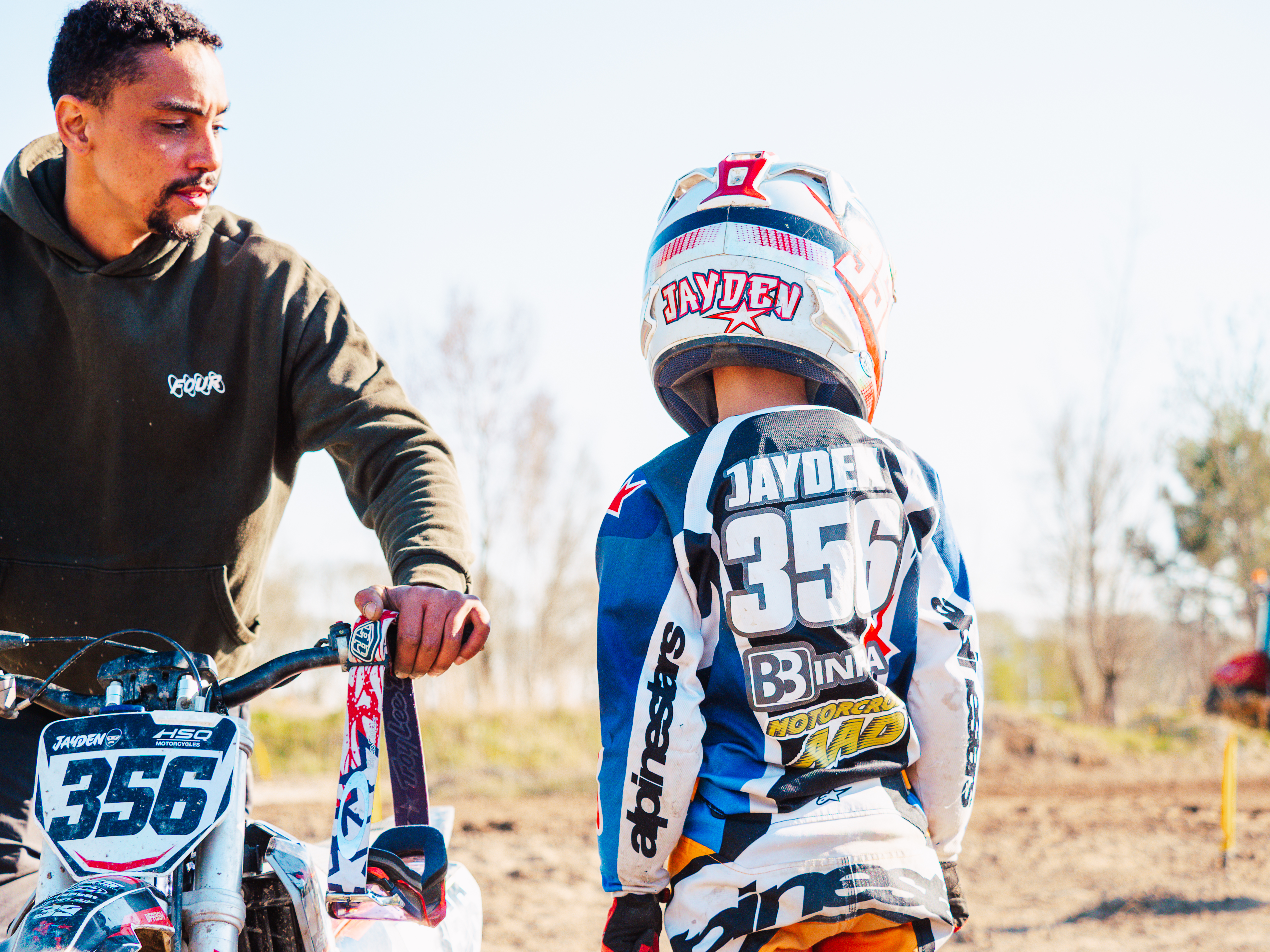 Jayden #356 motocross actie